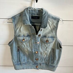 Liquid x Light Blue Denim Vest